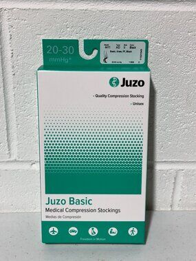Juzo Basic 4411 Knee-High 20-30 mmHg Closed Toe Compression Stocking Used Once